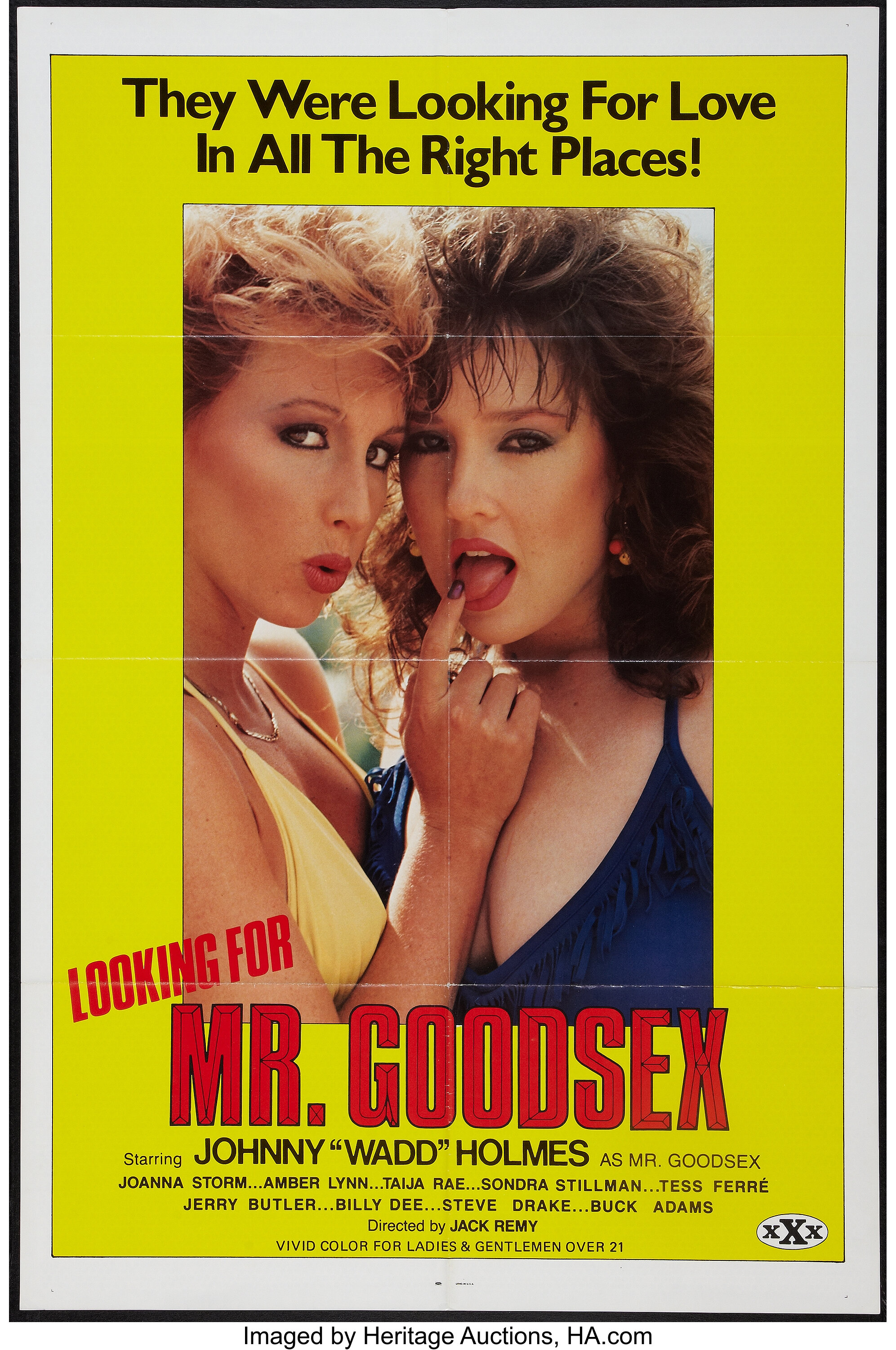 Looking for Mr. Goodsex & Other Lot (Unknown, 1985). One Sheet (27