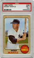 7) Mickey Mantle Baseball Cards, From Local Estate, As