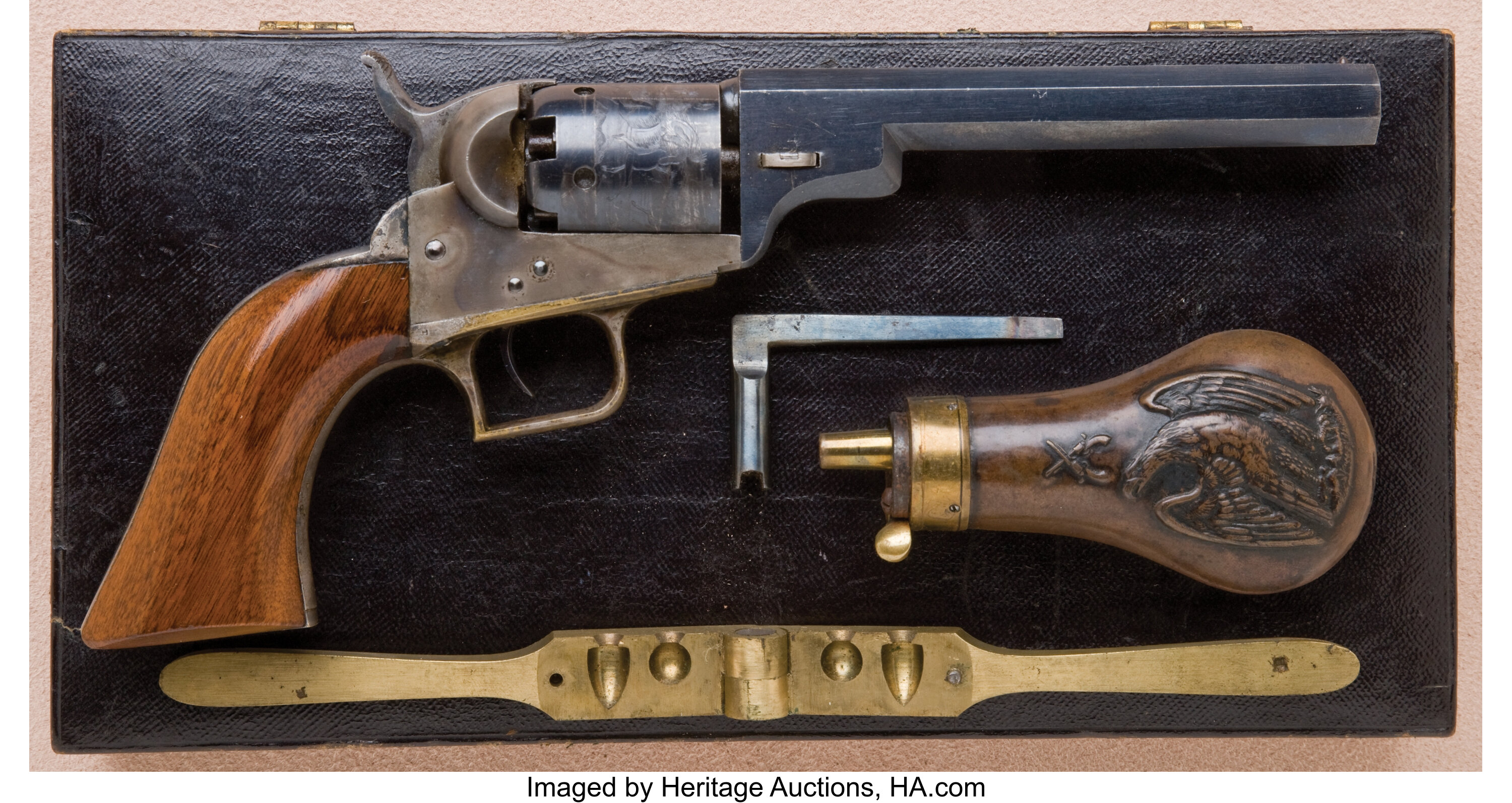 Fine and Exceptional Cased Colt Baby Dragoon Pocket Model Revolver ...