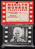 Marilyn Monroe (NMMM, 1963). Trade Cards (20) (2.5 X 3.5)., Lot #52195