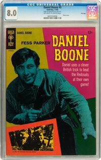 Legends Of Daniel Boone #5 1956- DC-Nick Cardy art-Scarce issue-small piece  missing border of 1st page-P/FR: (1956) Comic