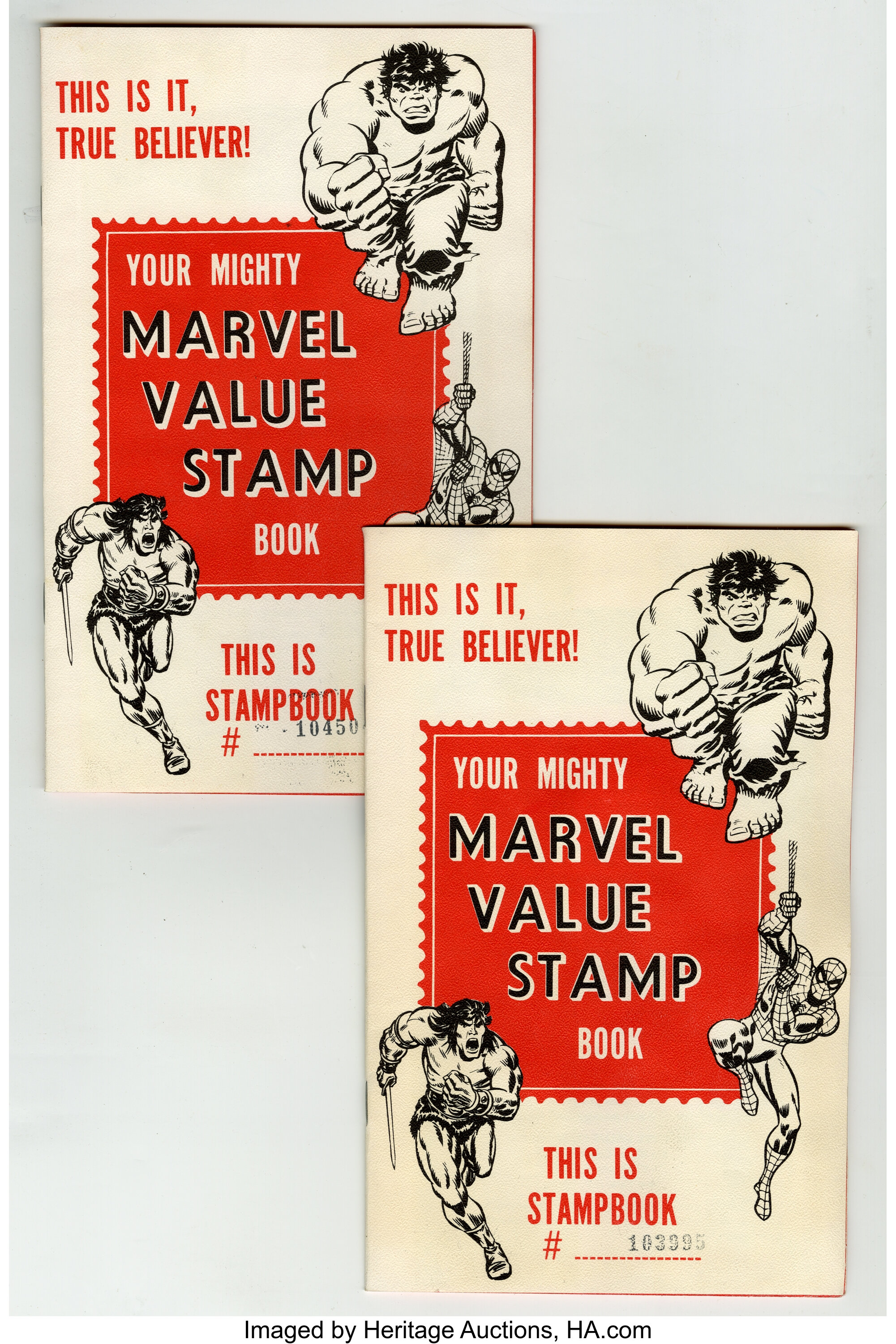 Marvel Value Stamp Books Marvel 1974 Total 2 Items Lot