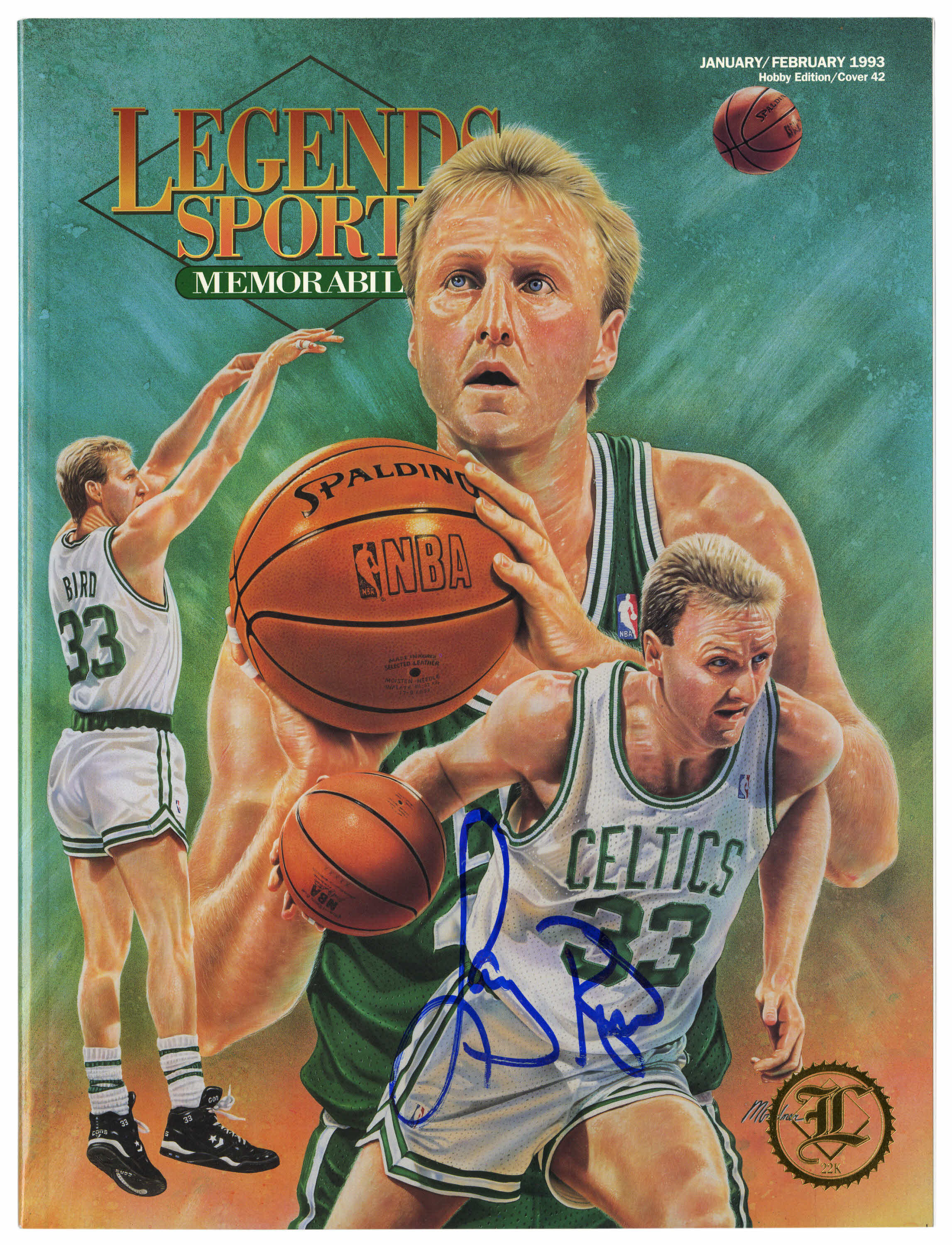 Larry Bird Memorabilia, Larry Bird Collectibles, Verified Signed Larry Bird  Photos