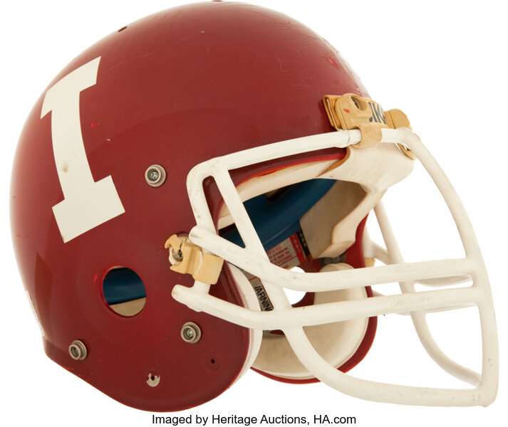 Vintage University of Indiana Ice Bucket Football Helmet