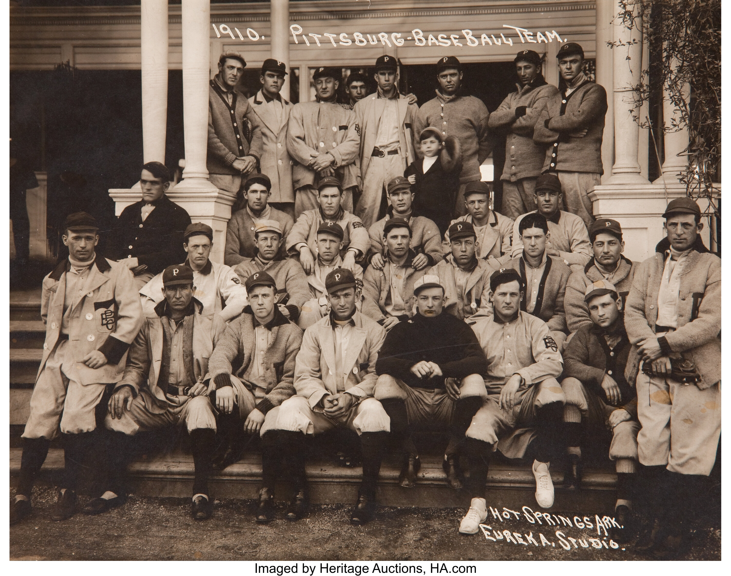 1911 Pittsburgh Pirates Team Cabinet Photograph, Type 1. We are