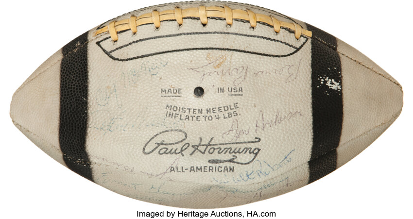 1964 Cleveland Browns Super Bowl Champs Team Signed Football