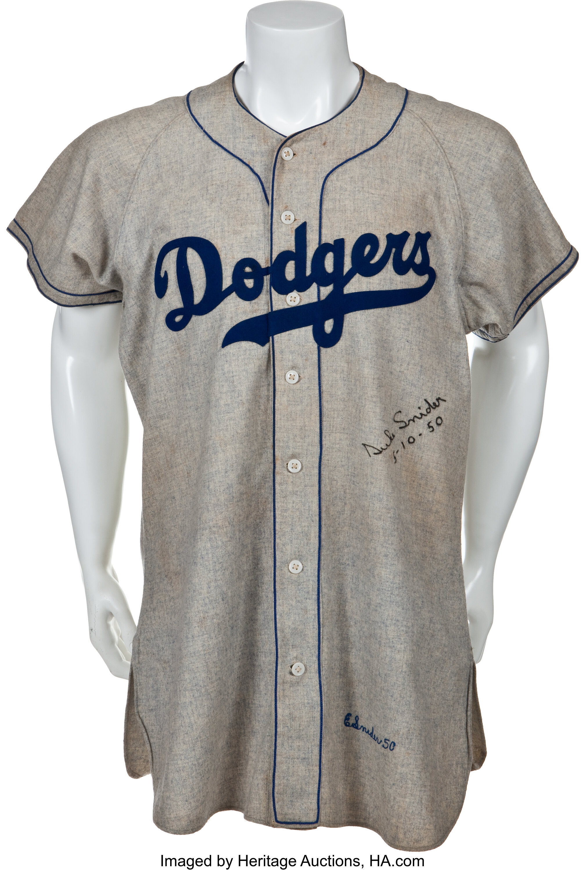 Vintage Brooklyn Dodgers Cooperstown Collection Duke Snider Baseball Jersey  XL