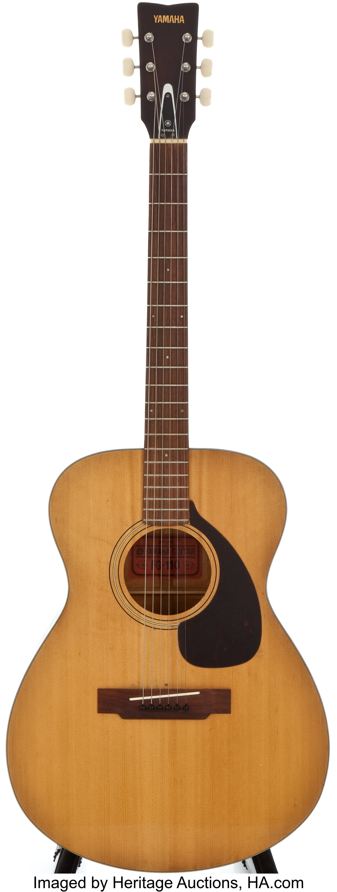 1970's Yamaha FG-110 Natural Acoustic Guitar, Serial Number | Lot