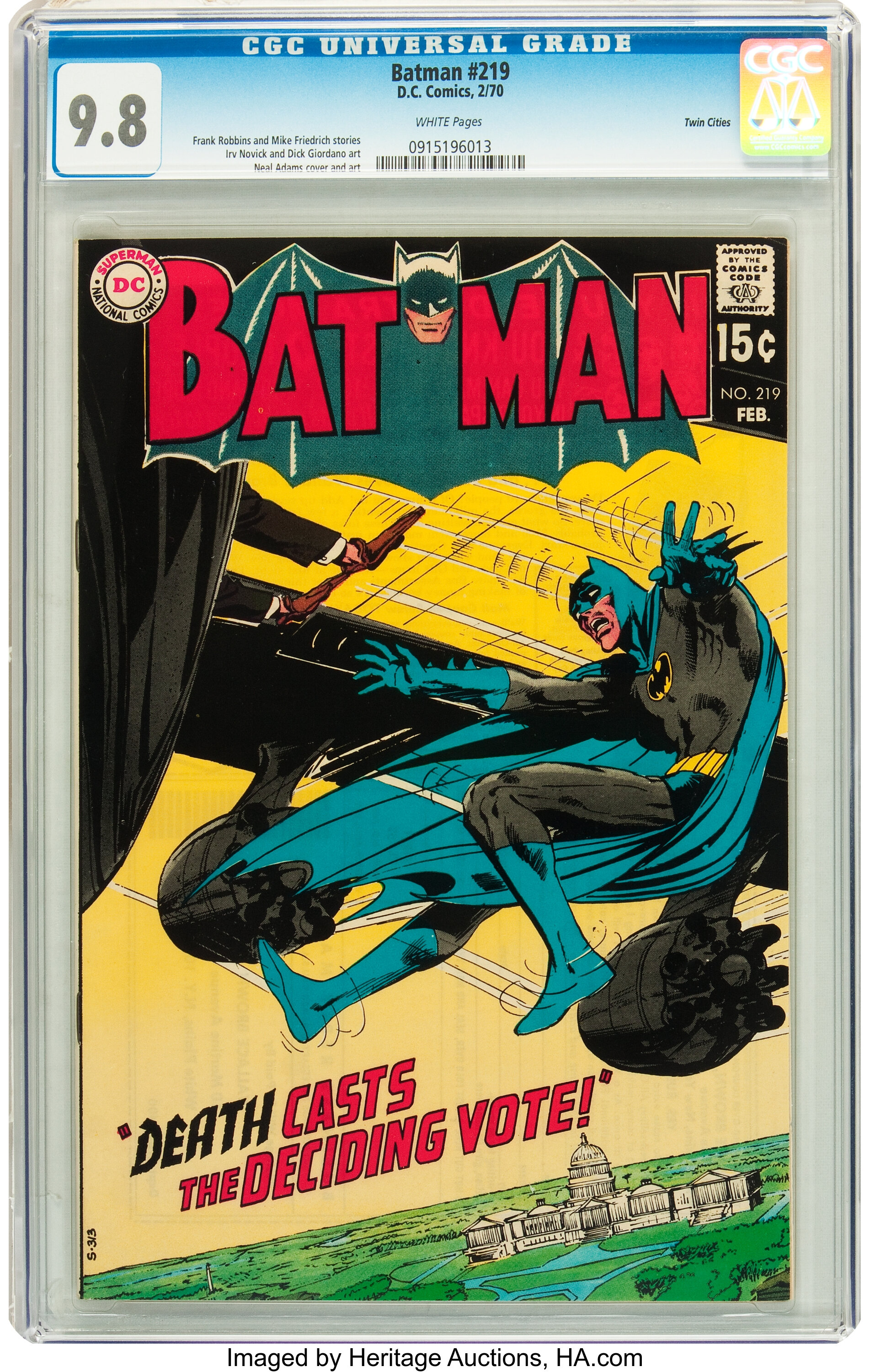 How Much Is Batman #219 Worth? Browse Comic Prices | Heritage Auctions