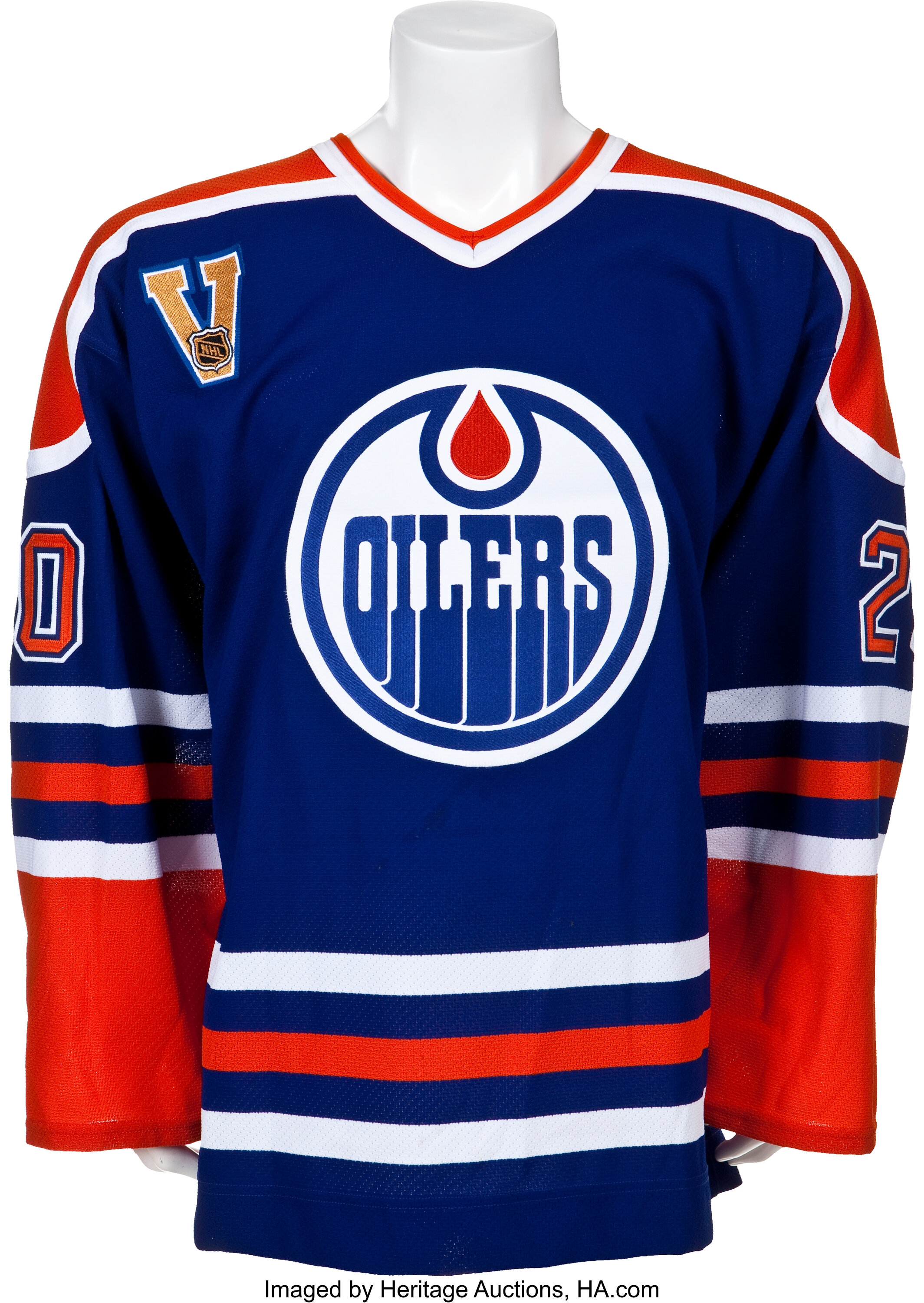 2023 NHL Heritage Classic Uniform for Edmonton Oilers — UNISWAG