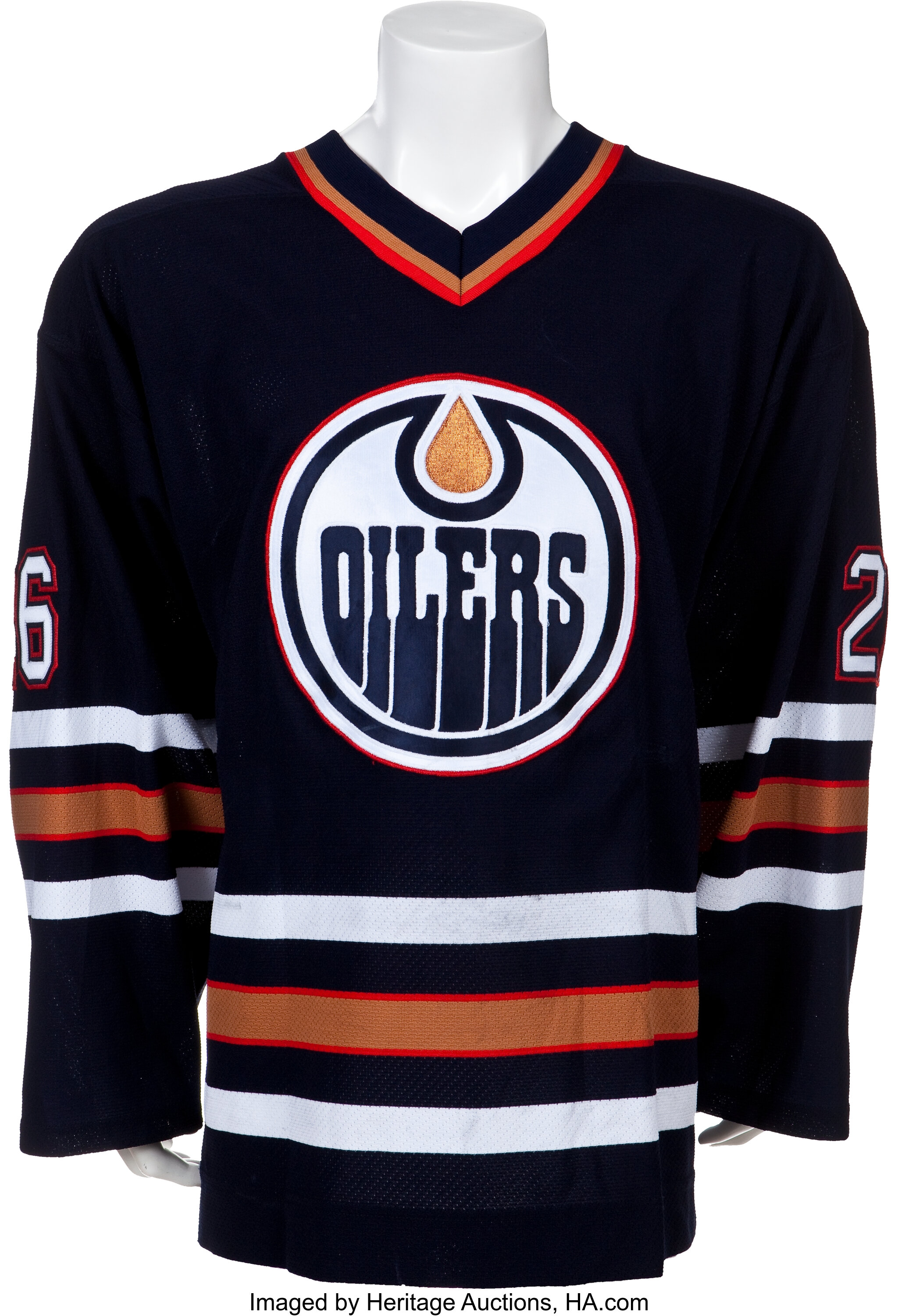 Edmonton Oliers NHL Jersey History