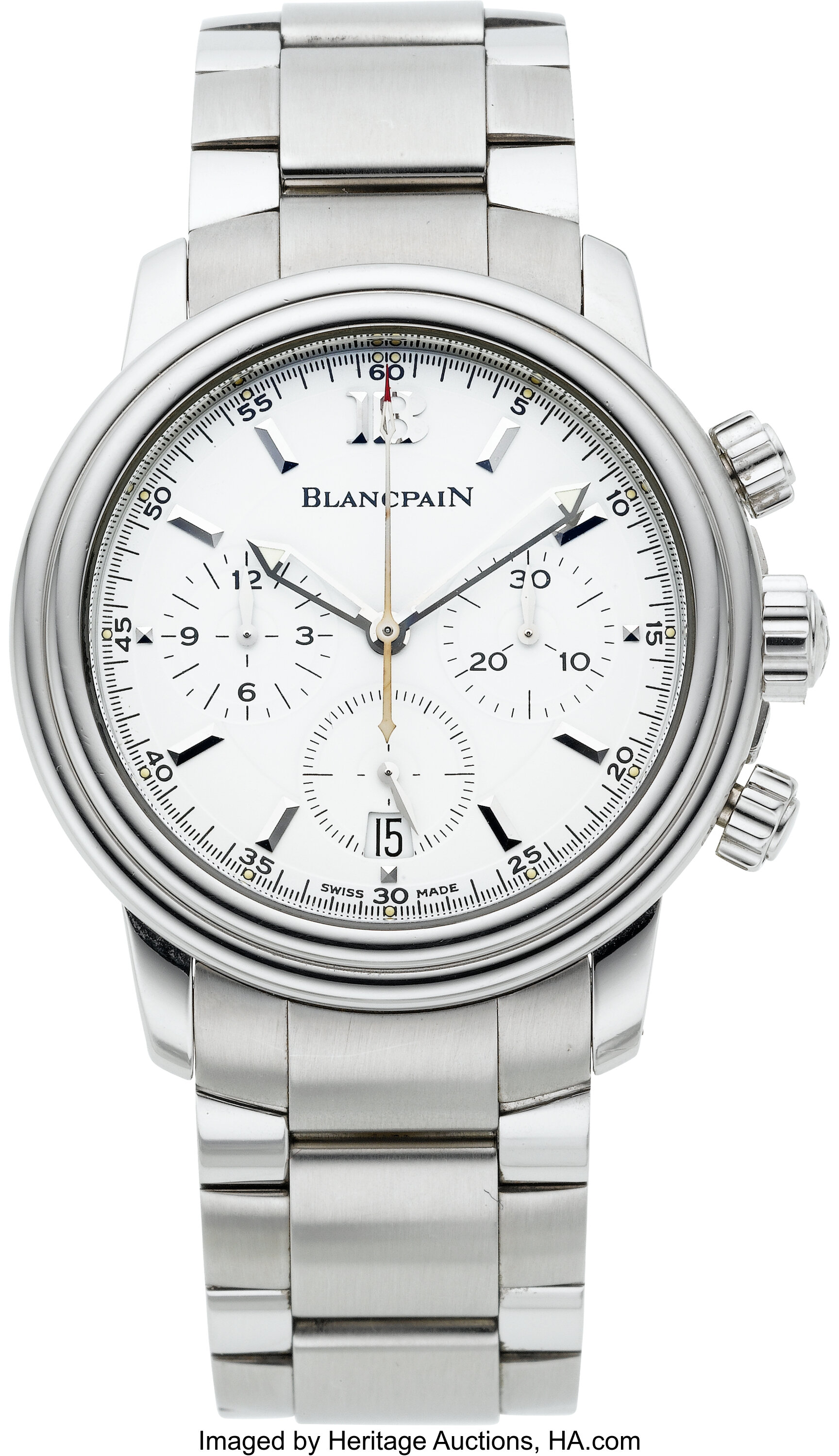 Blancpain Ref. 2185 Steel Automatic Chronograph With Date