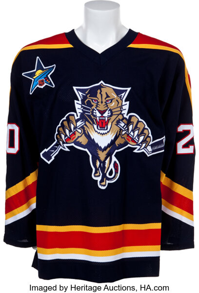 Signed Pavel Bure Florida Panthers Jersey #10