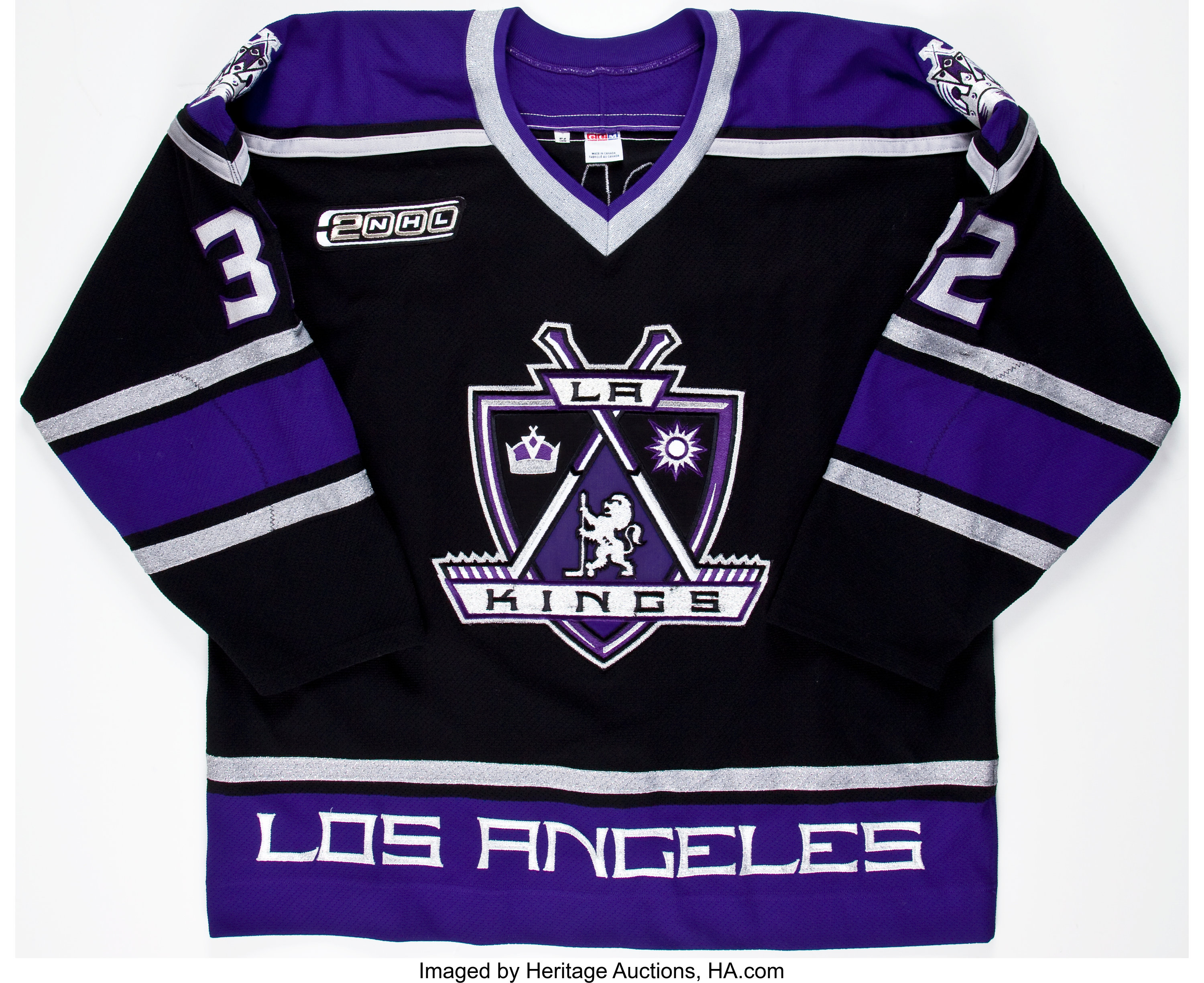 1999-00 Scott Thomas Los Angeles Kings Game Worn Jersey.  Hockey, Lot  #45171