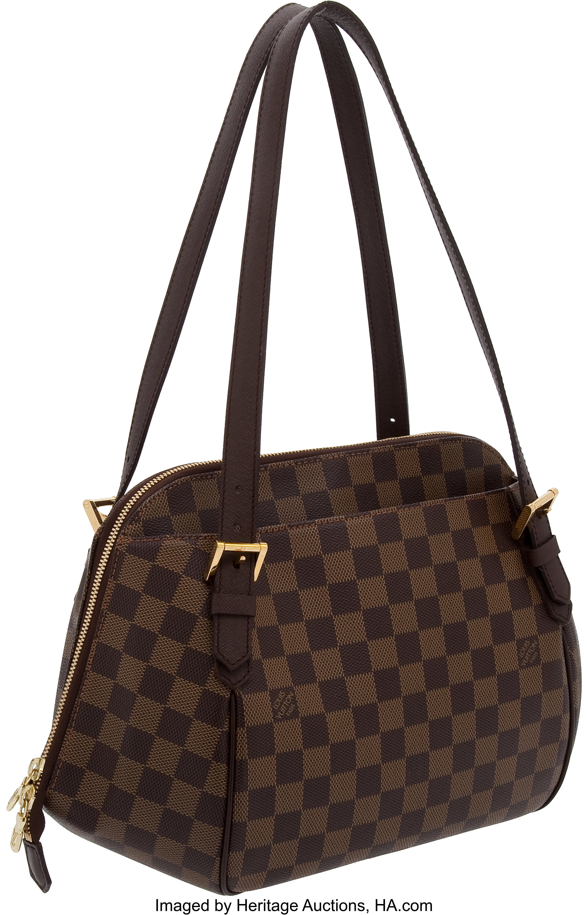 Louis Vuitton Damier Canvas Large Bowling Bag.  Luxury