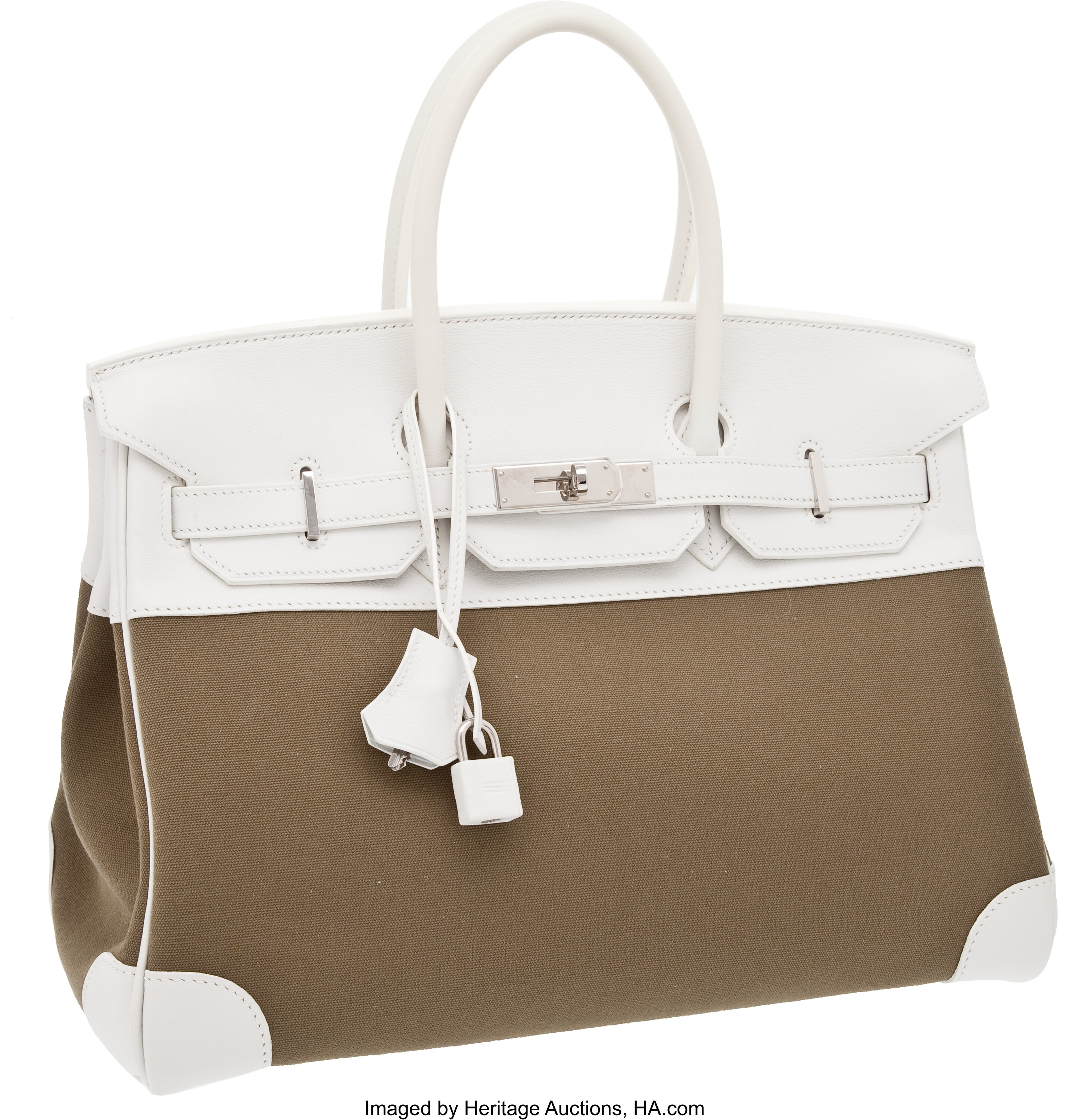 Sold at Auction: Hermes White 'Birkin' 35 Bag