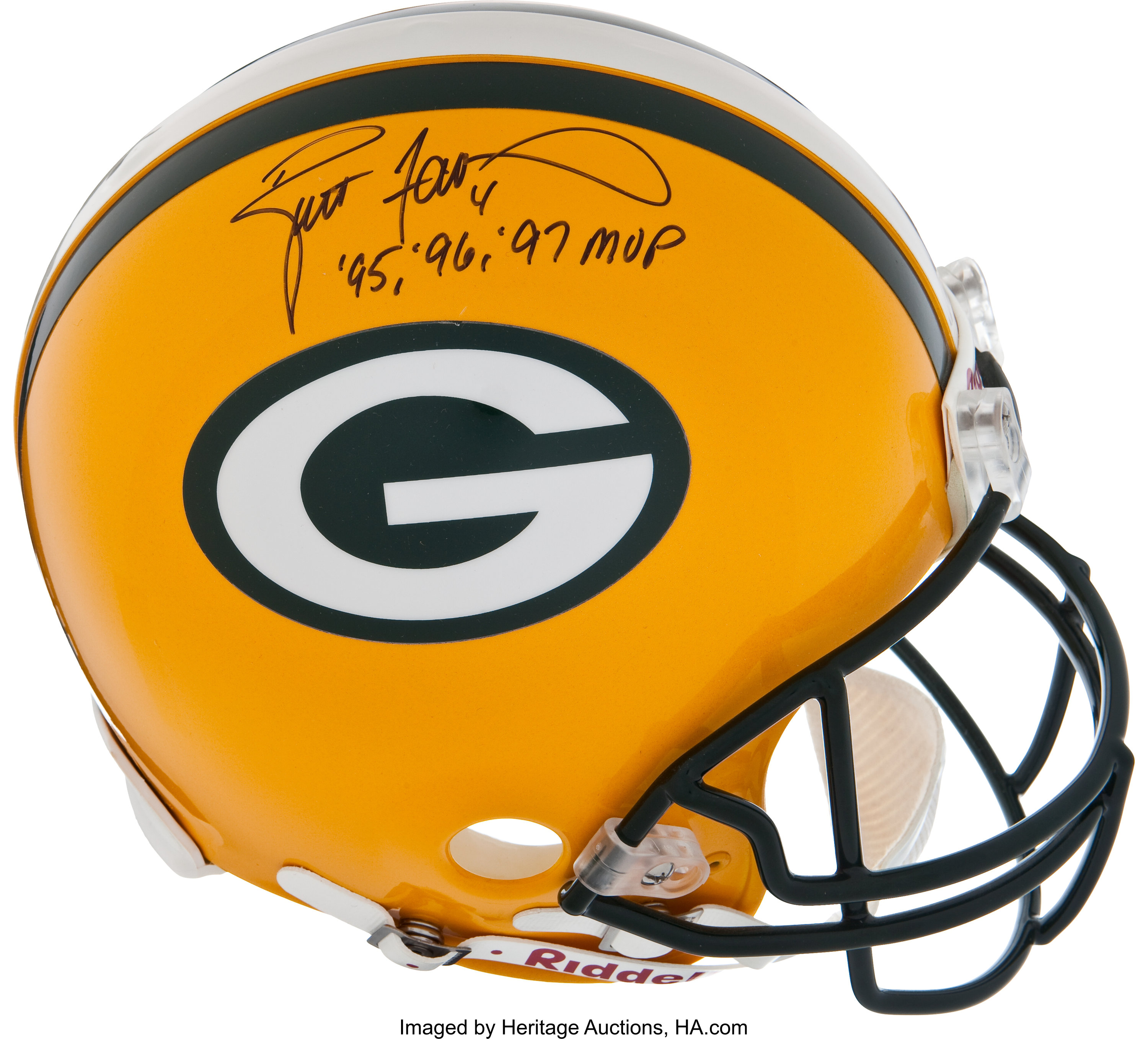 Sold at Auction: Brett Favre, 1997 BRETT FAVRE AUTOGRAPHED MVP