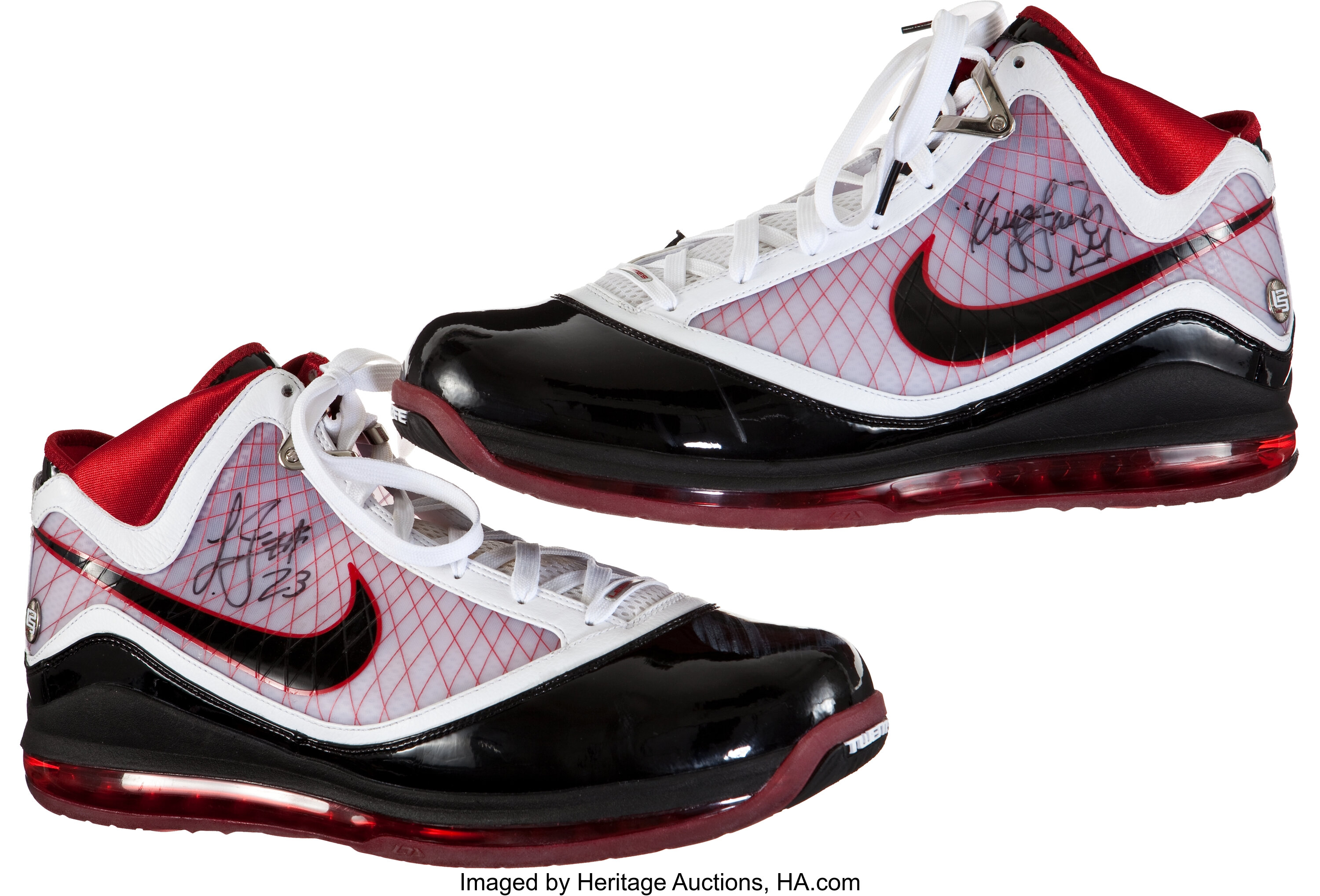 2009-10 LeBron James Game Worn, Signed Shoes. ... Basketball | Lot #81424 |  Heritage Auctions