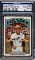 Roberto Clemente HOF Plaque Card (PSA Authentic)