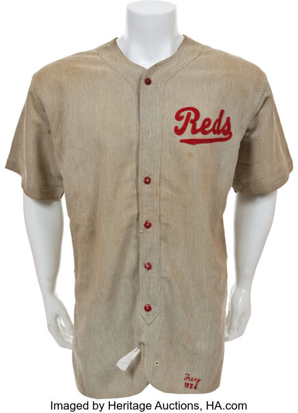 1936 Benny Frey Game Worn Cincinnati Reds Jersey with Pants., Lot  #81313