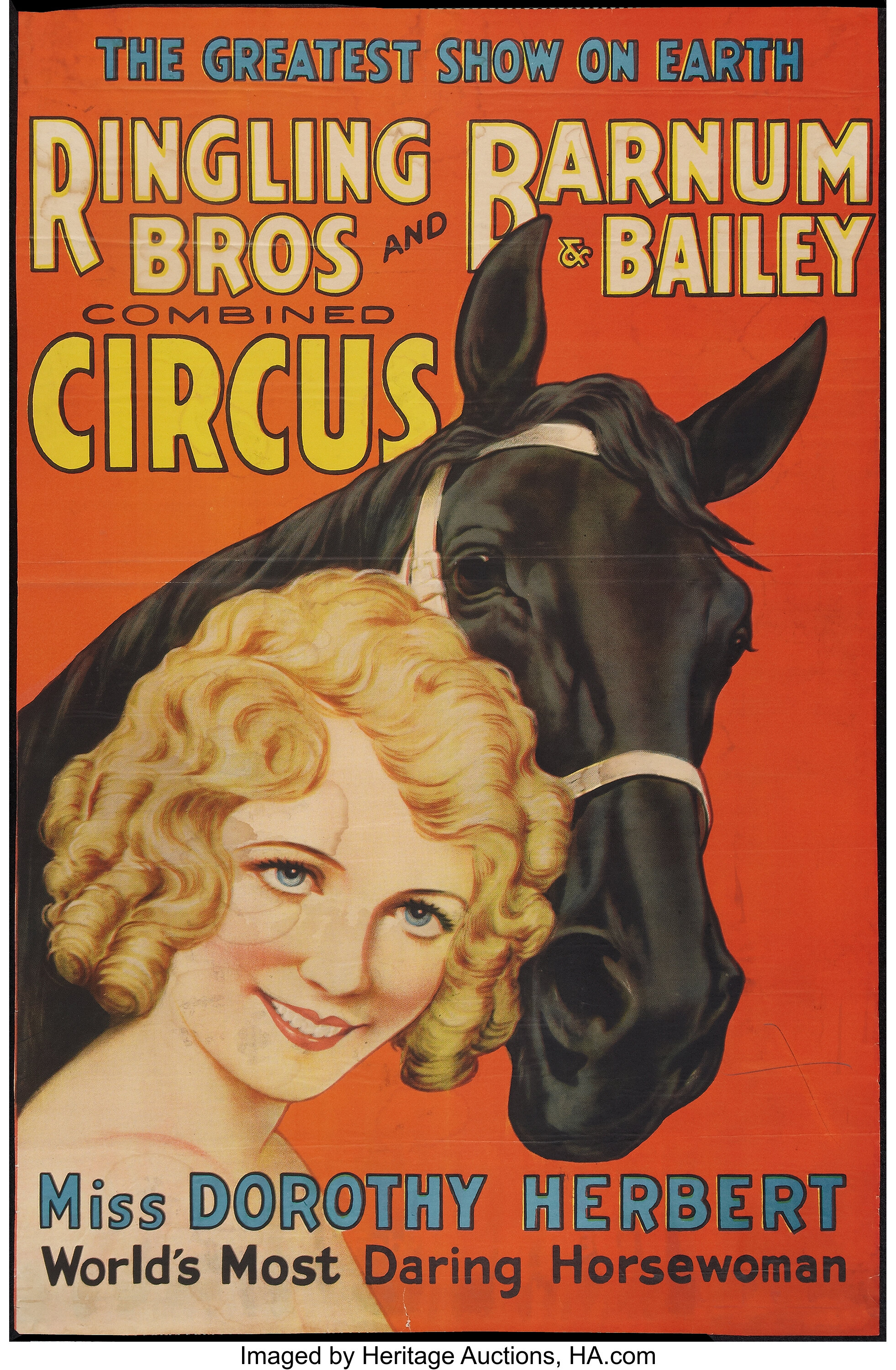 Ringling Brothers Circus Poster (Ringling Bros., 1934). Poster (25