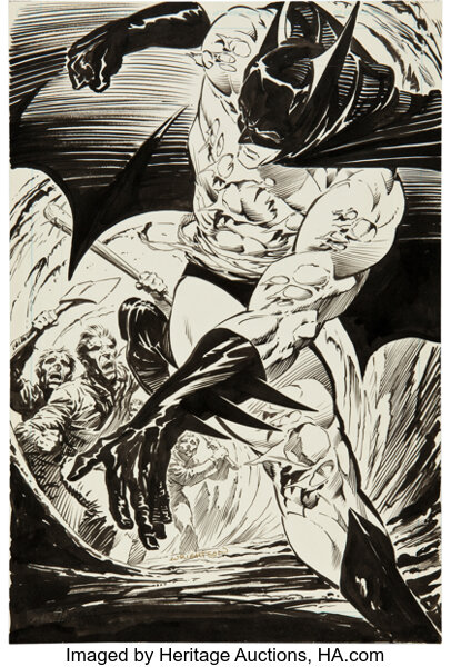 Bernie Wrightson Batman The Cult Promotional Poster Illustration Lot 92373 Heritage Auctions