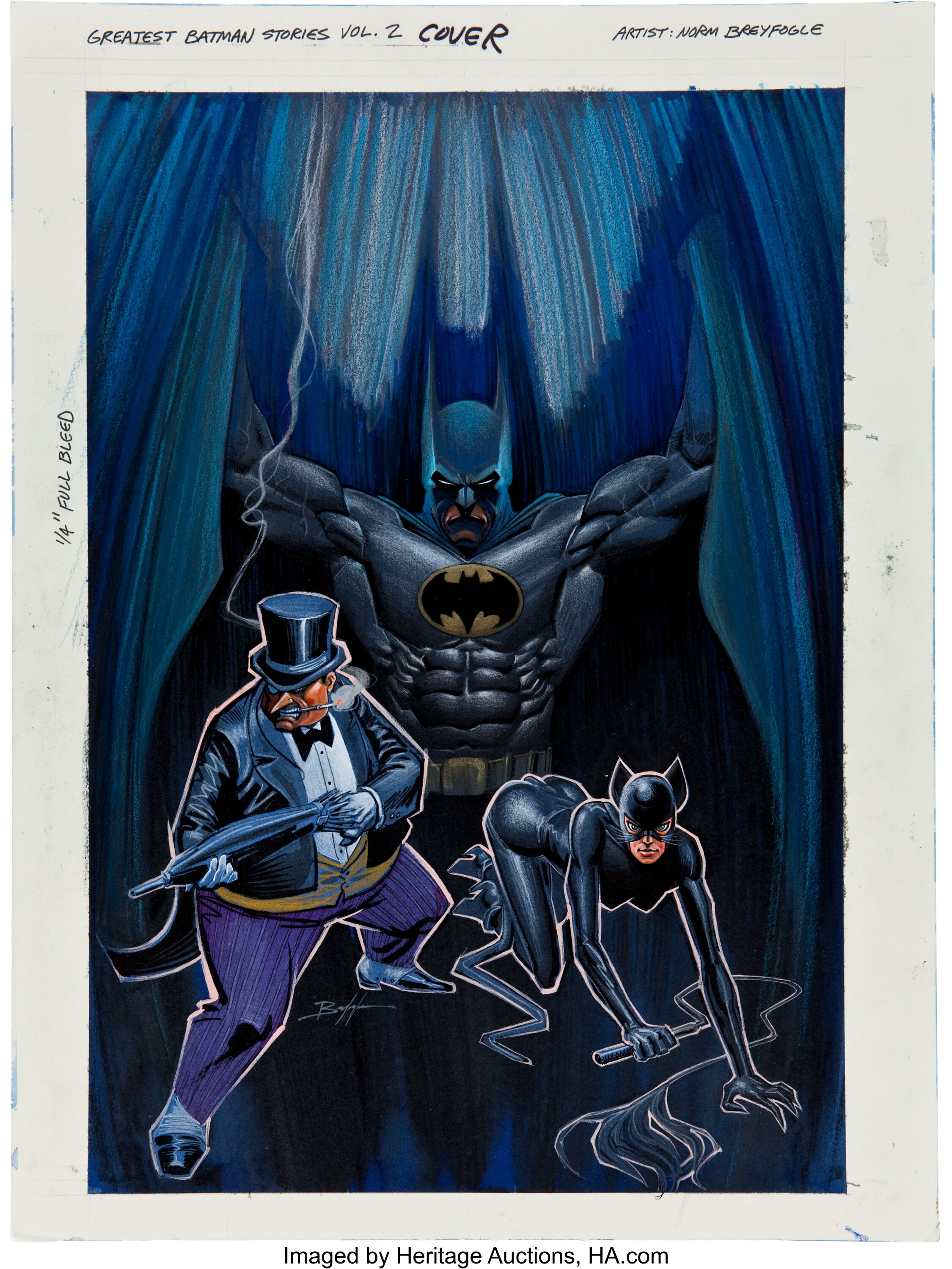 Norm Breyfogle The Greatest Batman Stories Ever Told Volume 2 Cover | Lot  #92062 | Heritage Auctions