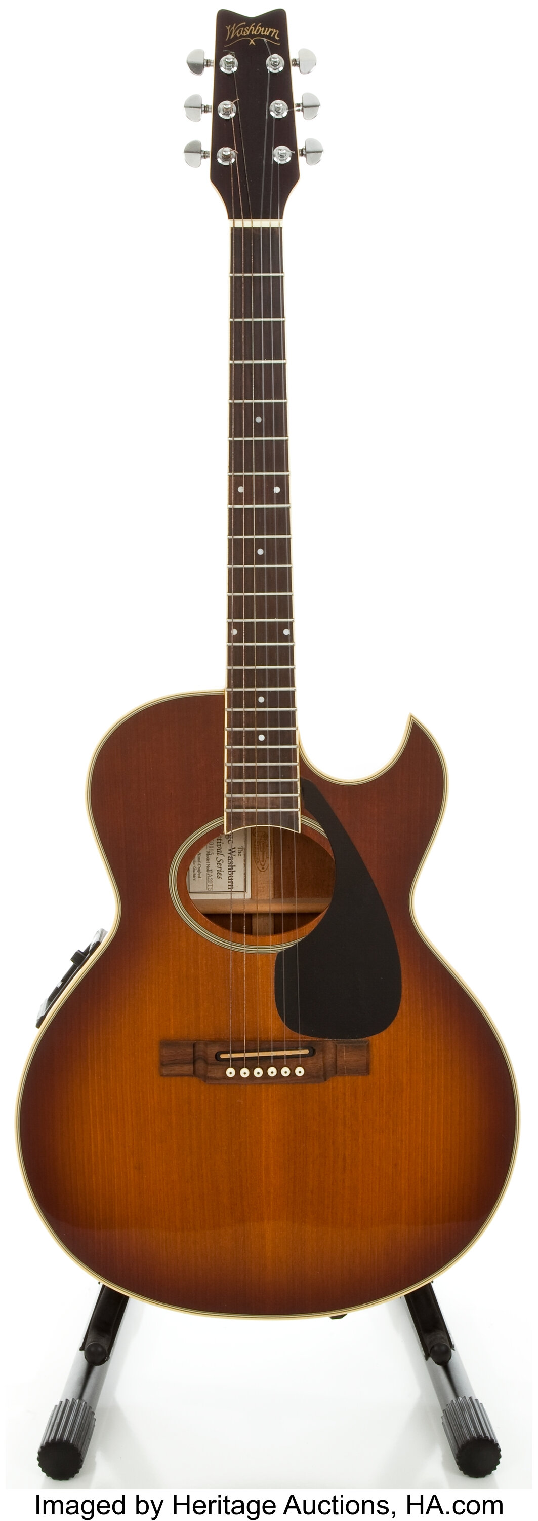 1990's Washburn EA20TS Festival Series Sunburst Acoustic Electric