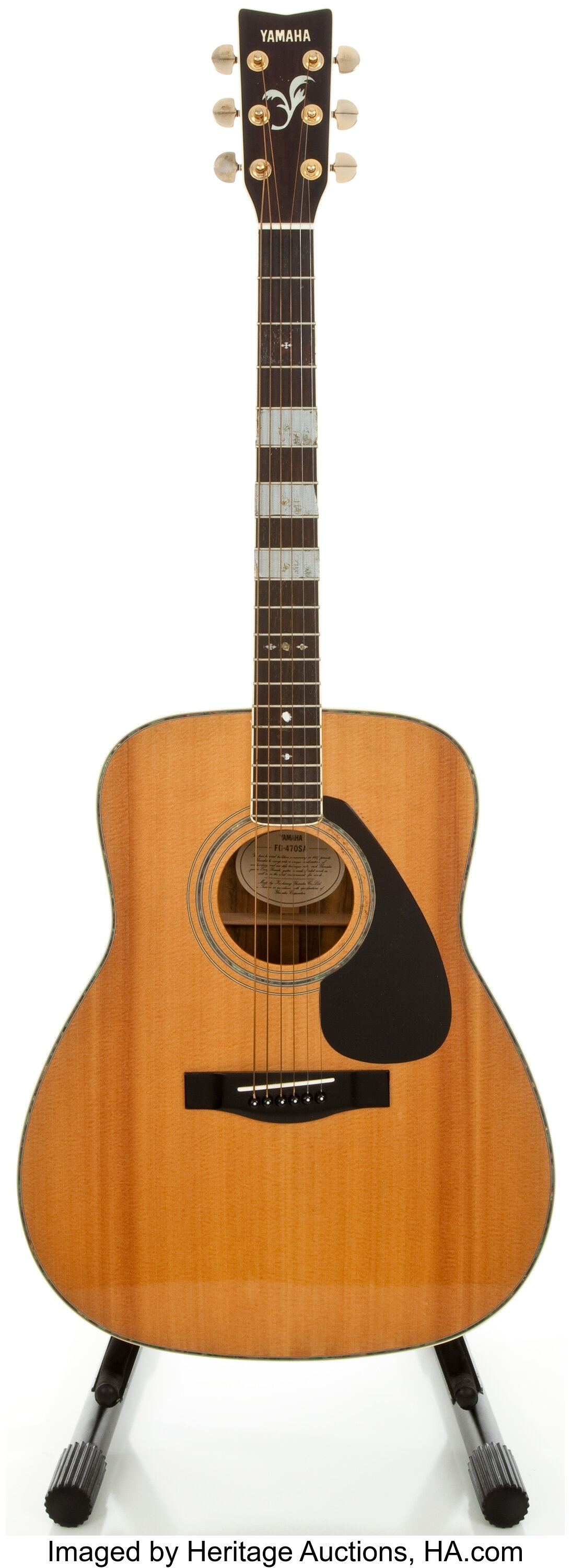 Yamaha FG-470SA Natural Acoustic Guitar, Serial #9122936.... | Lot