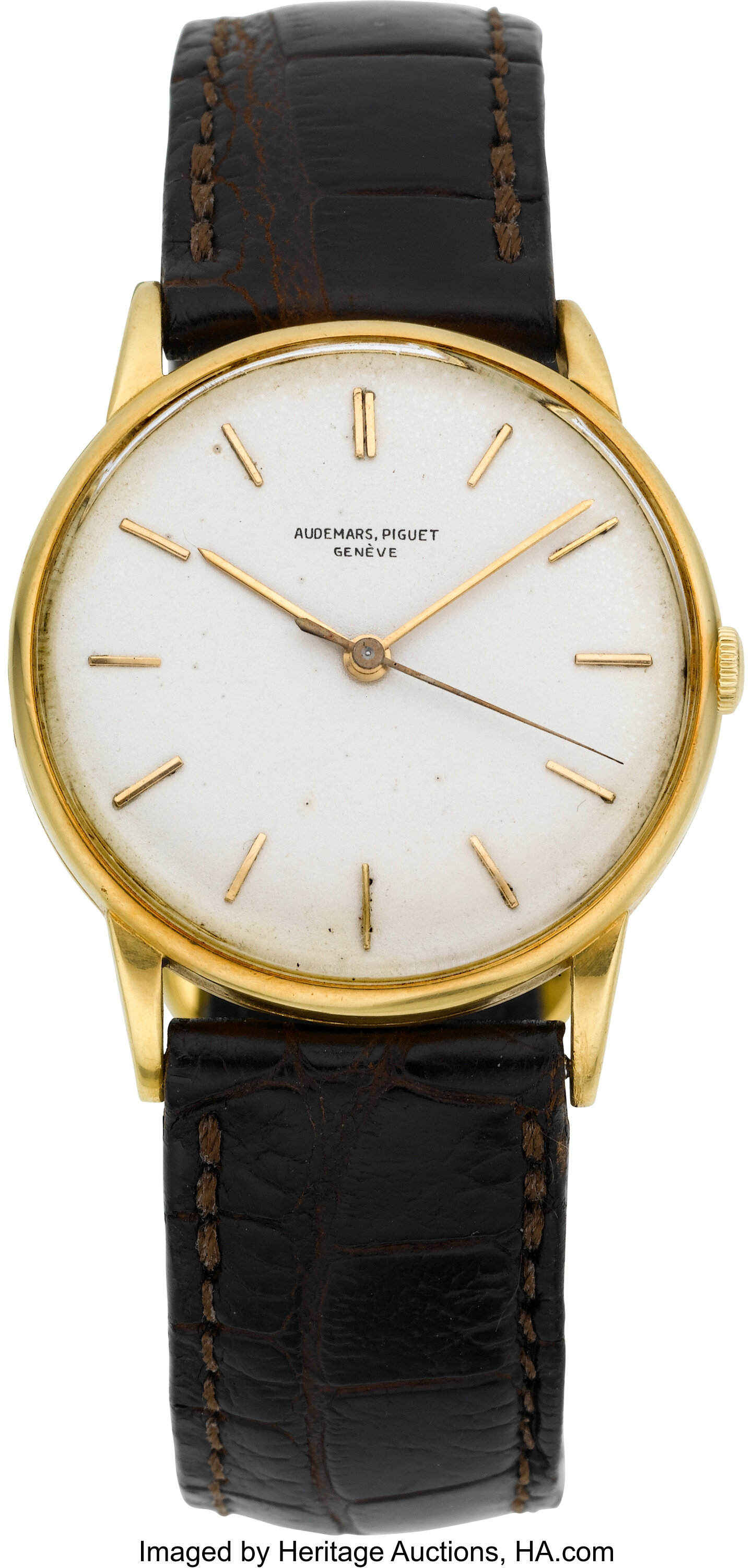 Audemars Piguet Vintage Center Seconds Gold Wristwatch circa 1950