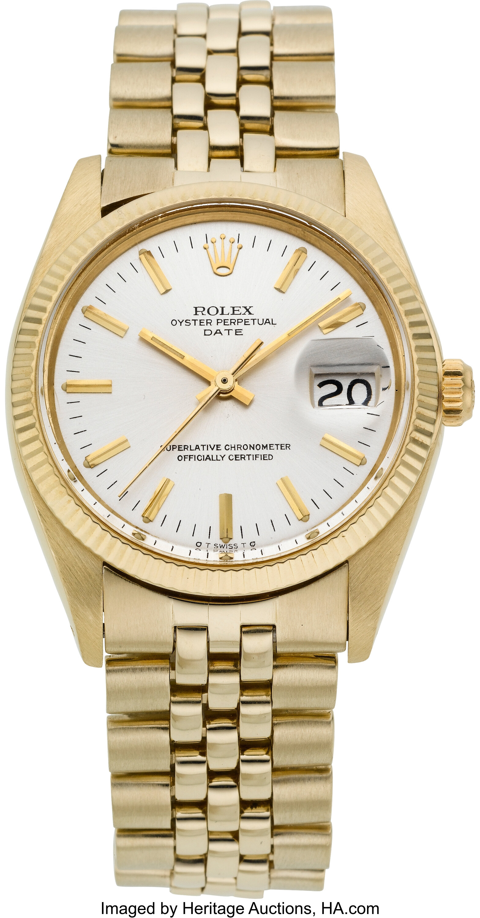 Rolex Ref. 1503 Vintage 14k Gold Oyster Perpetual Date circa 1977