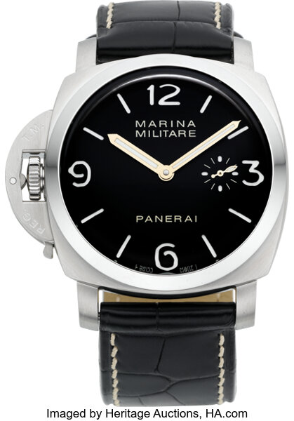 Panerai PAM 217 Exceptional NIB Left Handed Marina Militare No. Lot 60184 Heritage Auctions