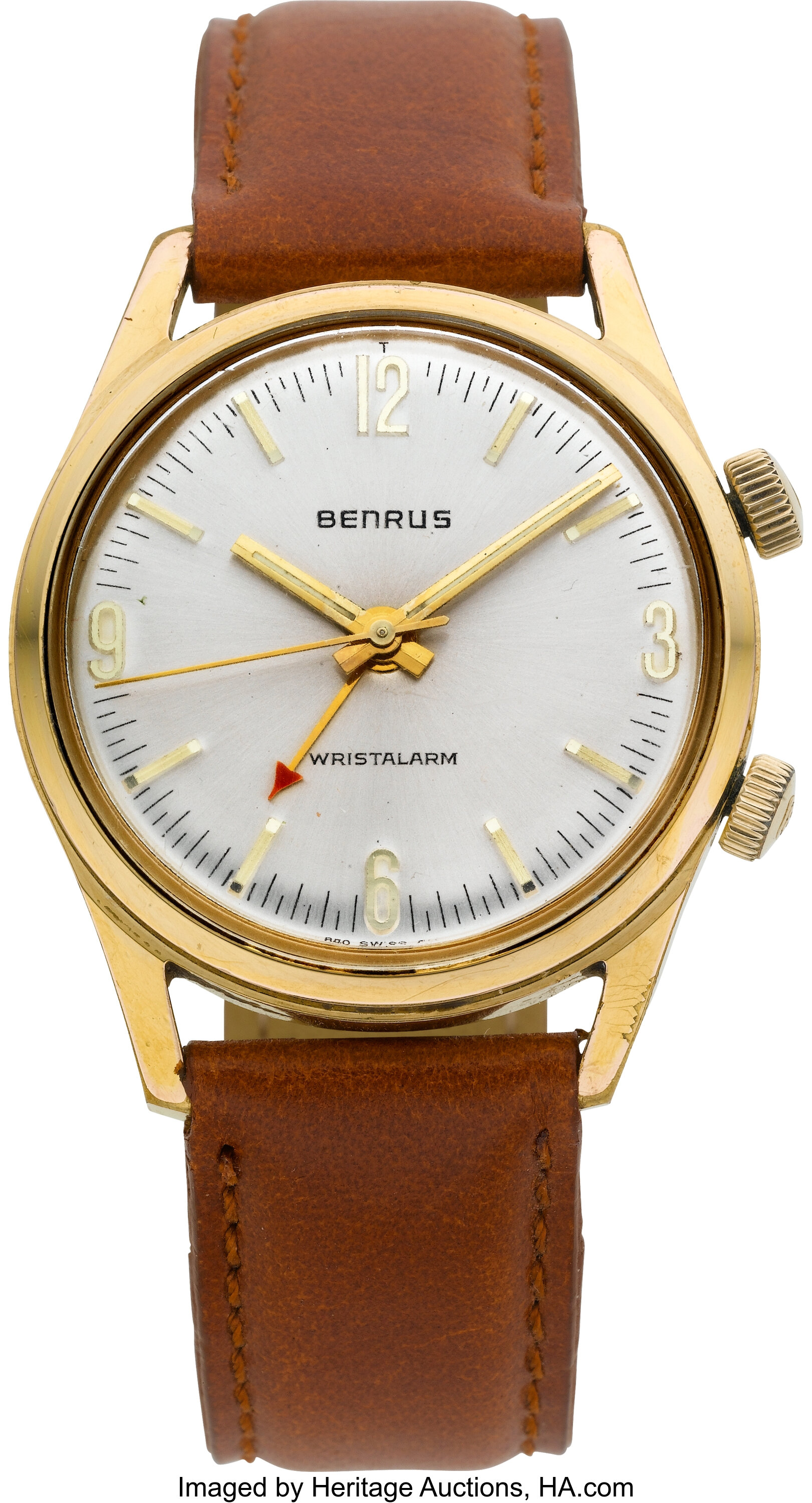 Benrus Vintage Wrist Alarm. Timepieces Lot 60361 Heritage Auctions