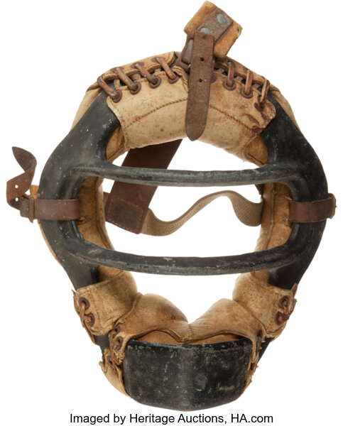 Lot Detail - Late 1950s Yogi Berra New York Yankees Game-Used Catchers Mask  (JT Sports LOA)