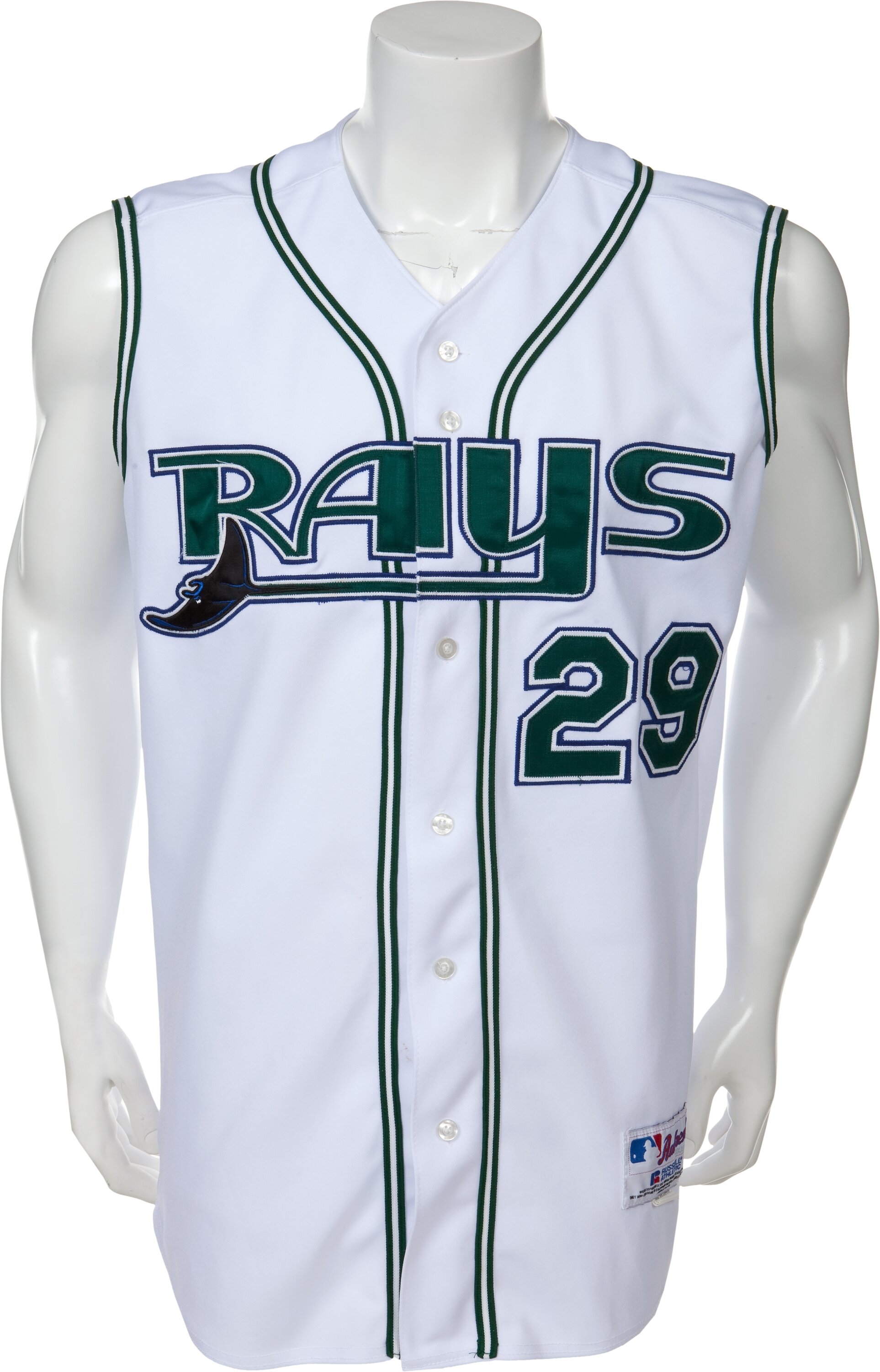 Early 2000's Fred McGriff Game Worn Tampa Bay Devil Rays Jersey., Lot  #82384