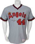 Reggie Jackson California Angels Throwback Road Jersey – Best