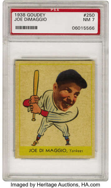 1938 Goudey Joe DiMaggio