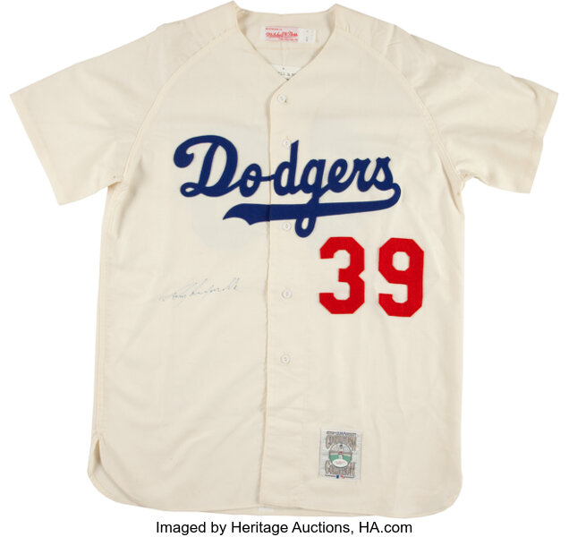 Roy Campanella Signed Dodgers Jersey (Beckett LOA)