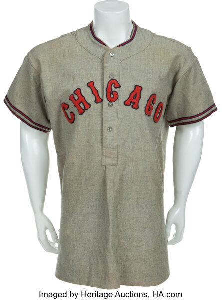 1935 Chuck Klein Game Worn Chicago Cubs Jersey.  Baseball