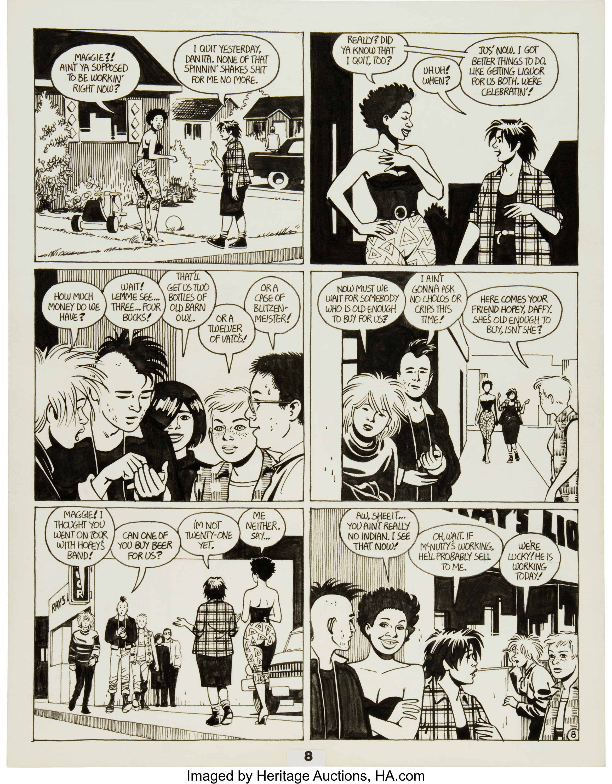 Jaime Hernandez Love and Rockets #20 