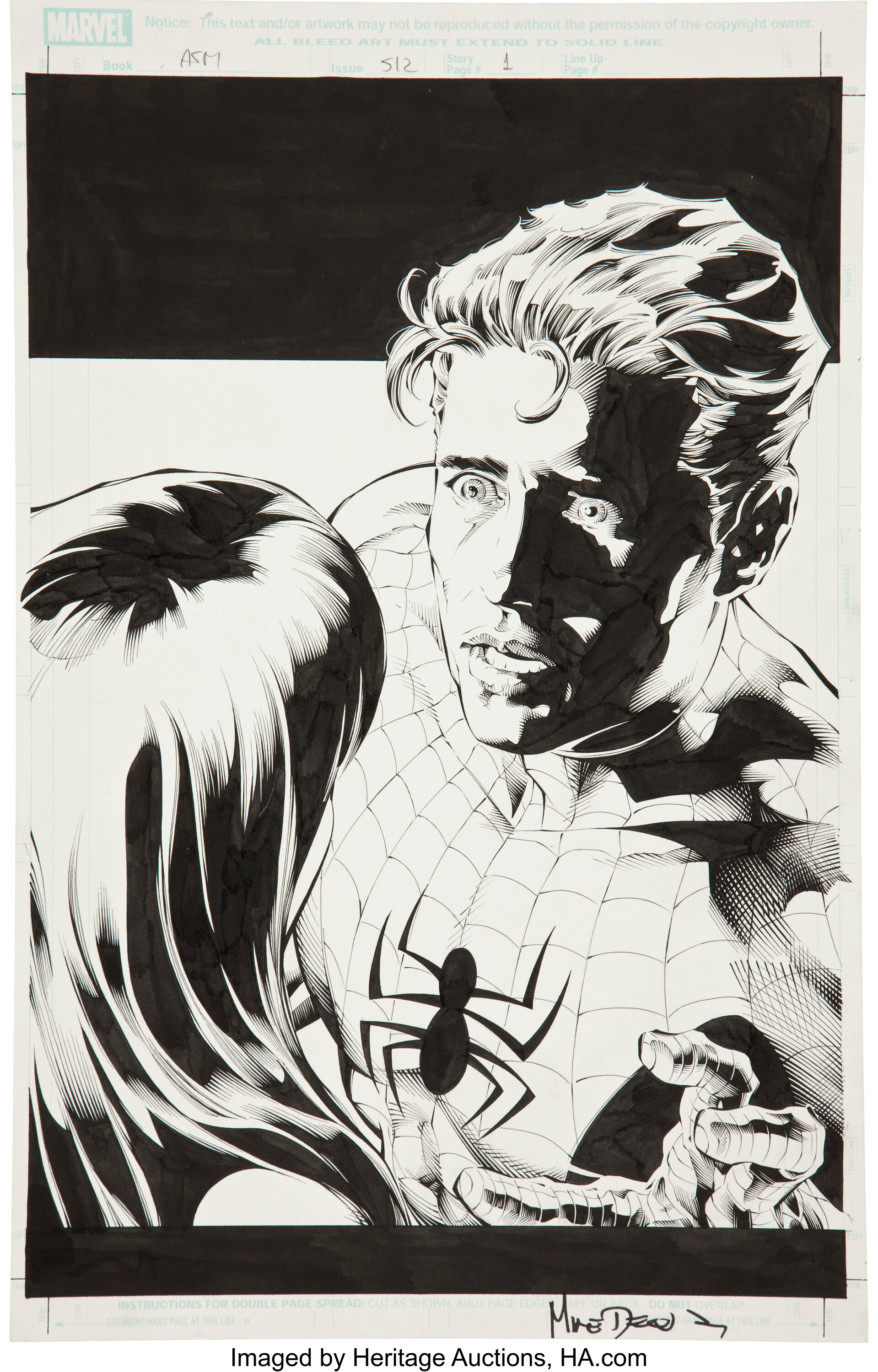 Mike Deodato Jr. and Joe Pimentel The Amazing Spider-Man #512 | Lot #13503  | Heritage Auctions