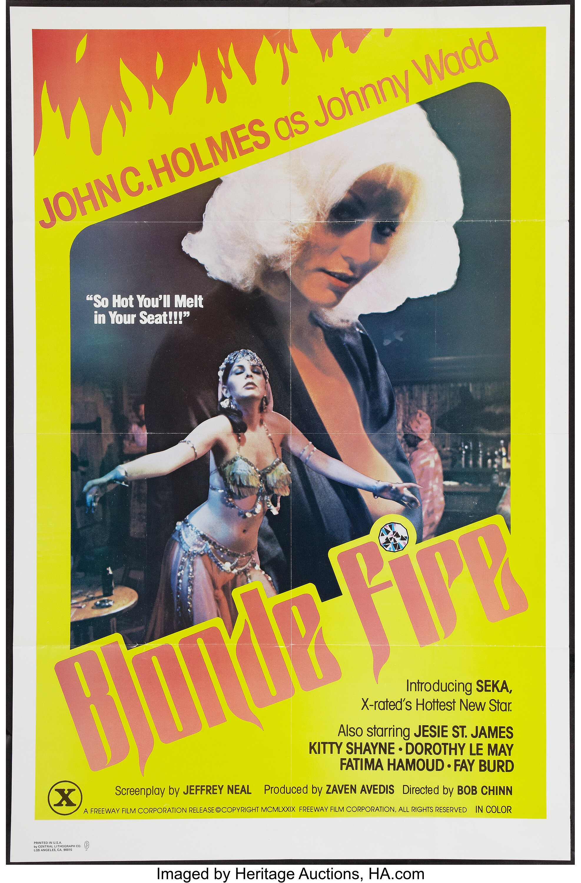 Blonde Fire (Freeway Films, 1978). One Sheet (27