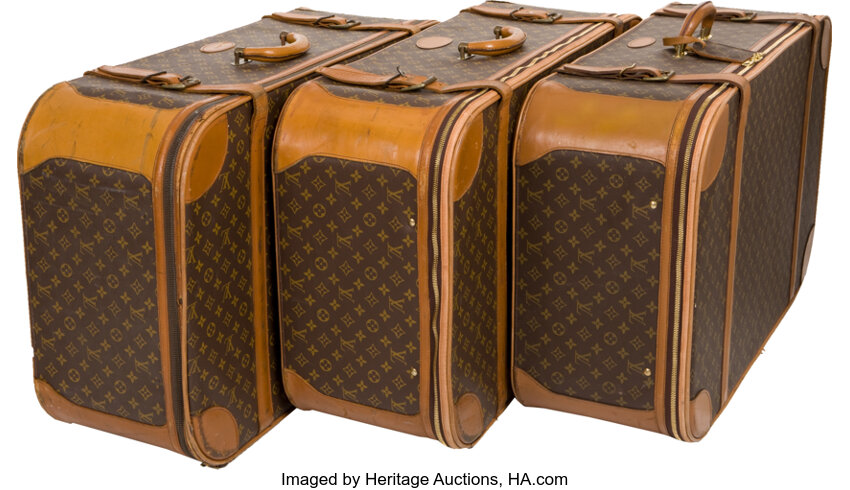 Set of Three: Louis Vuitton by French Co Classic Monogram Large