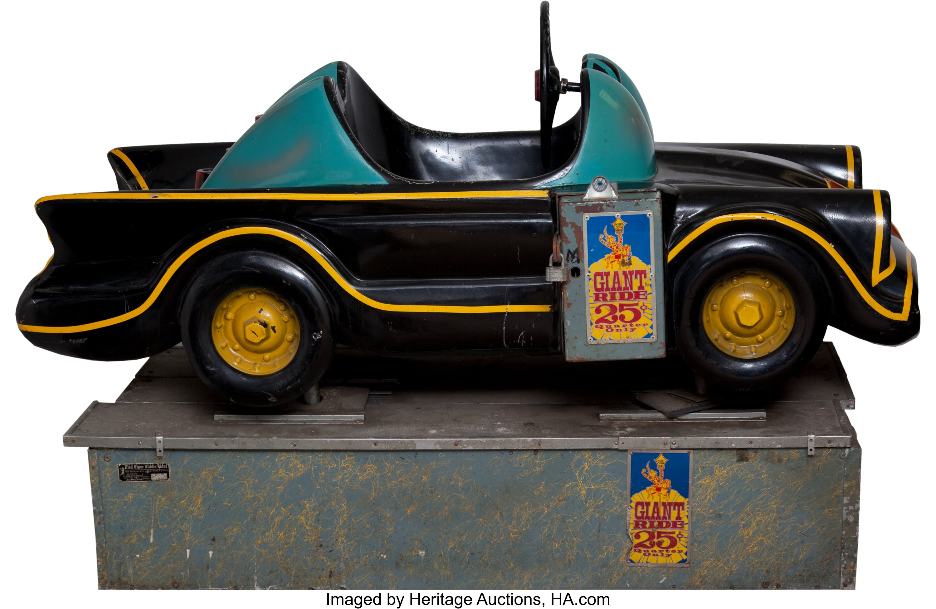 Batmobile Giant Coin Operated Ride ca. 1960s Memorabilia