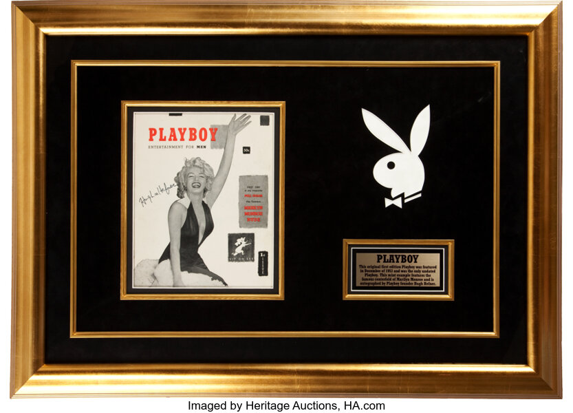 Playboy #1 Signed by Hugh Hefner Framed Display (1953).... | Lot