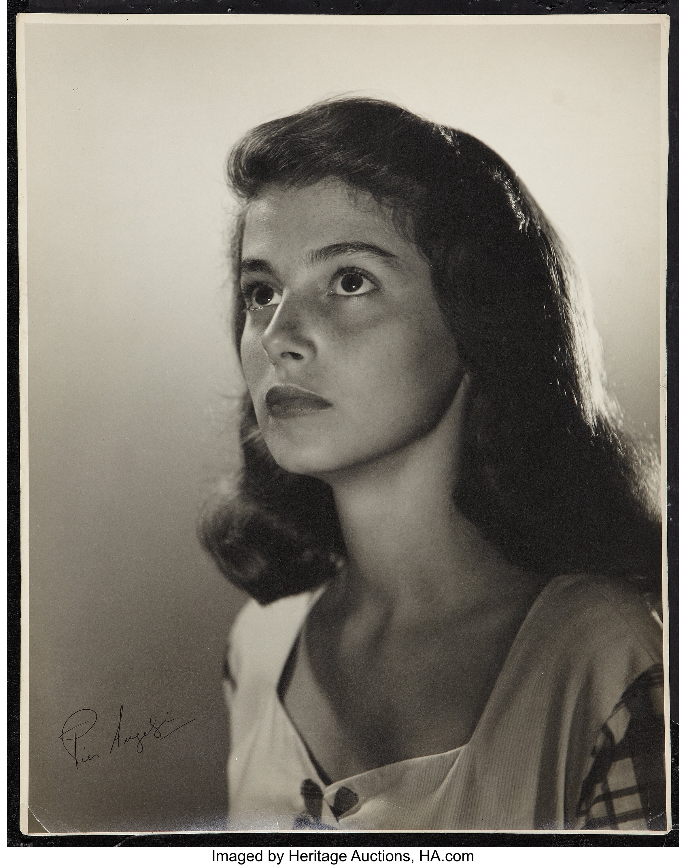 Pier Angeli Mgm 1950s Autographed Portrait Photo 16 X Lot Heritage Auctions