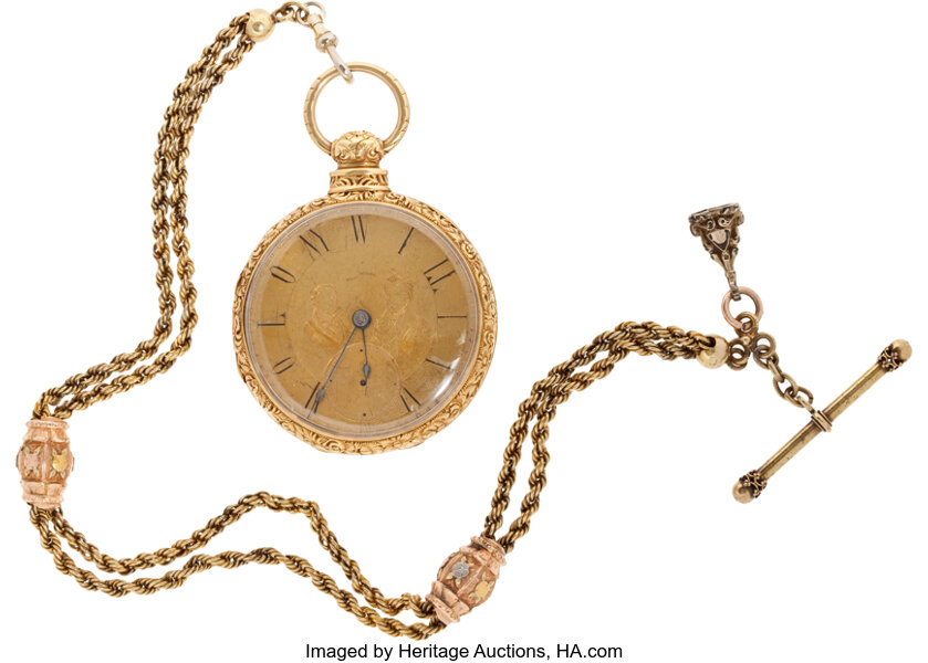 Van buren pocket discount watch