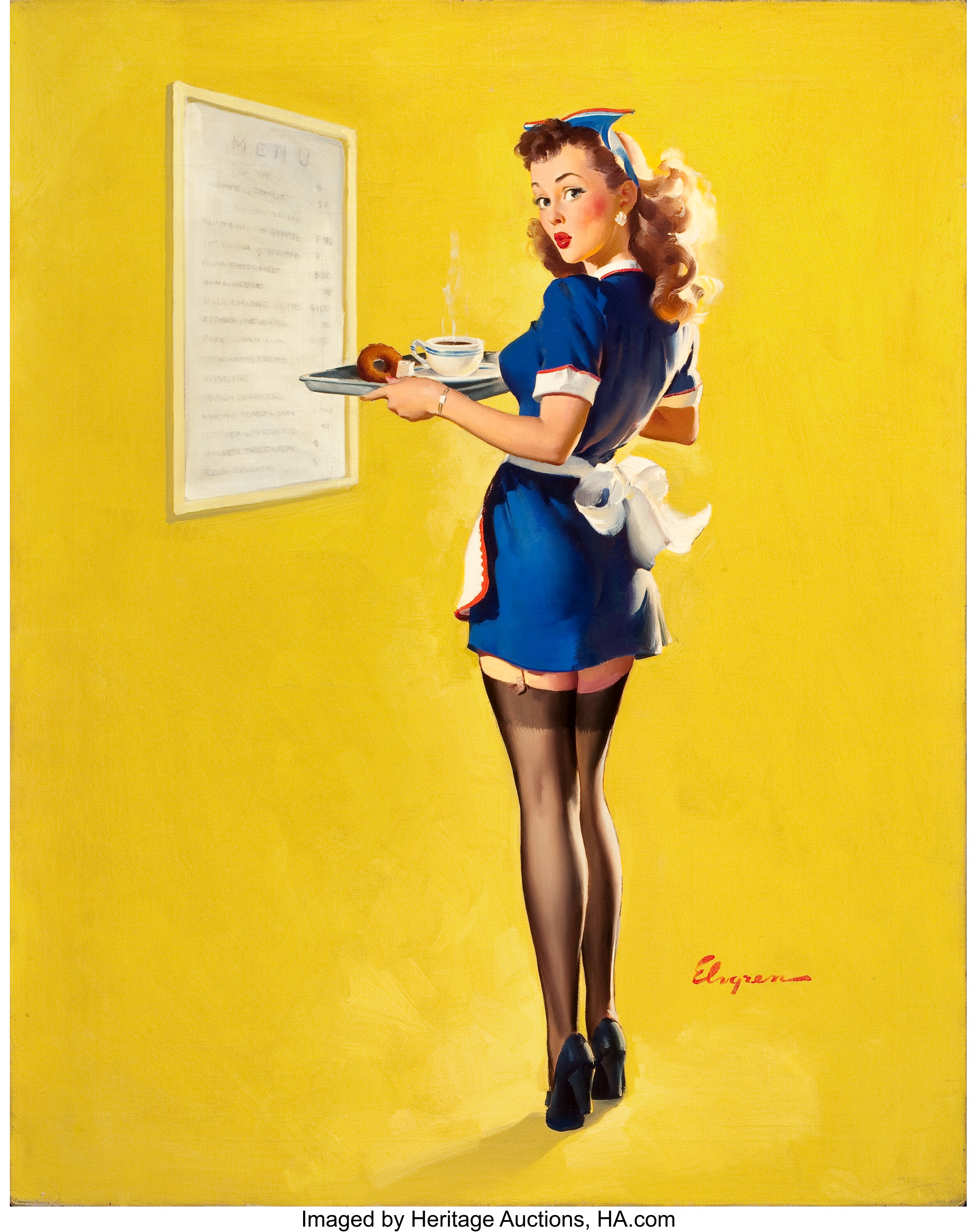 GIL ELVGREN (American, 1914-1980). 