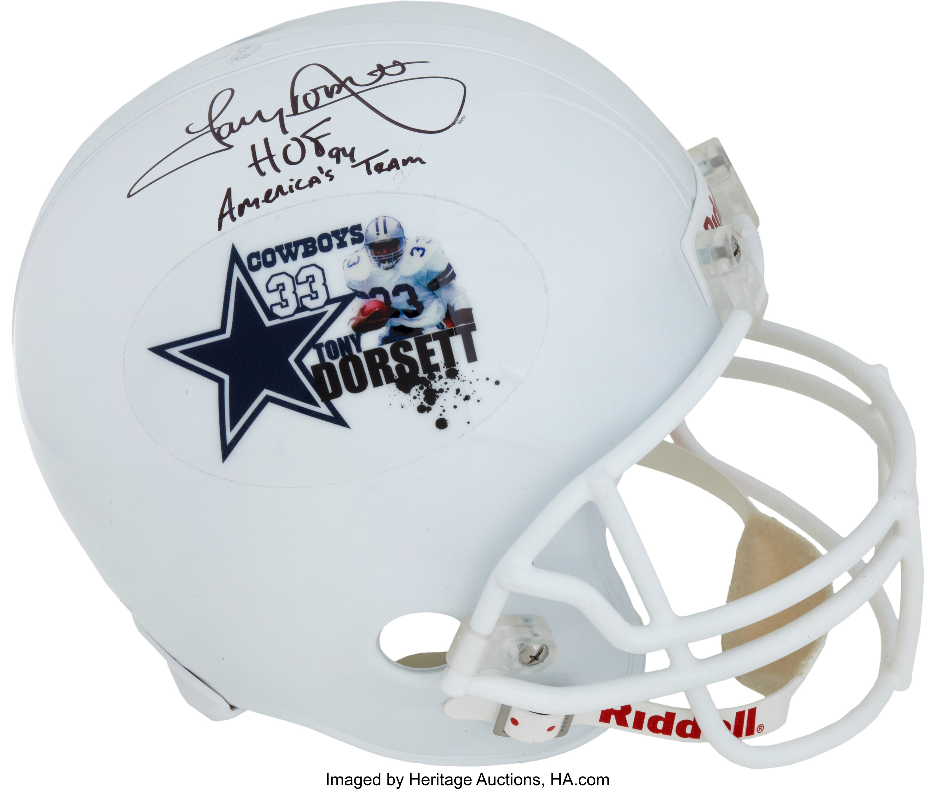 Lot Detail - Tony Dorsett Signed Cowboys Jersey (JSA)