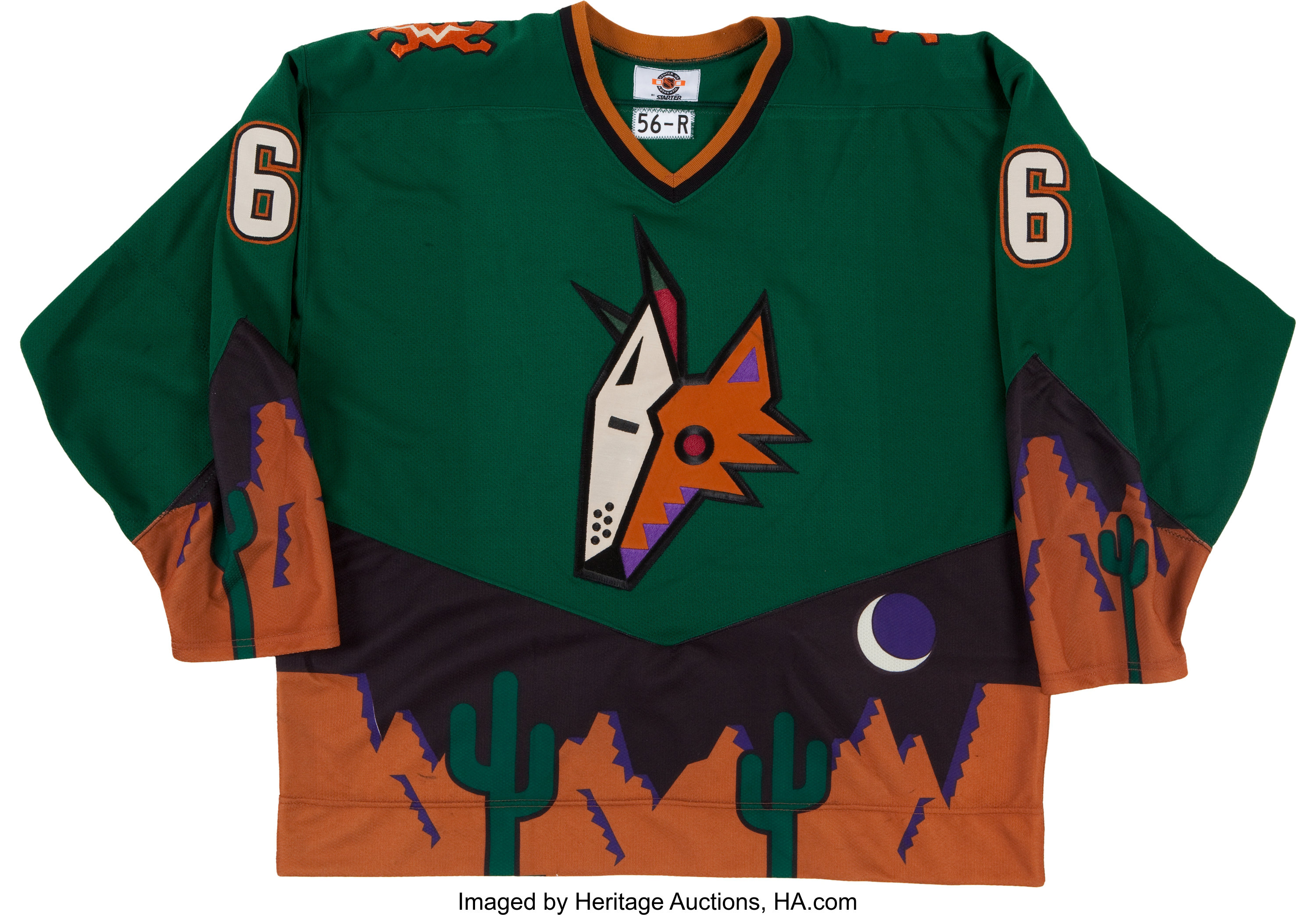 2002 Ossi Vaananen Game Worn Phoenix Coyotes Jersey - Gretzky 99, Lot  #81467